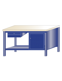 Banco da lavoro piano legno