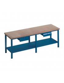Banco da lavoro piano laminato faggio mm 43