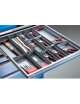Cassettiera metallica, cm 72x73x100h, con 7 cassetti, belu ral 5012