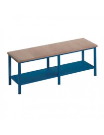 Banco da lavoro cm 250x70, piano faggio