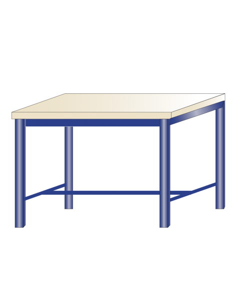 Banco da lavoro piano faggio MULTISTRATO mm 40