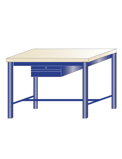 Banco da lavoro piano faggio MULTISTRATO mm 40