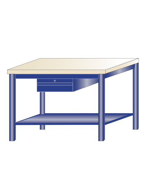 Banco da lavoro piano faggio MULTISTRATO mm 40