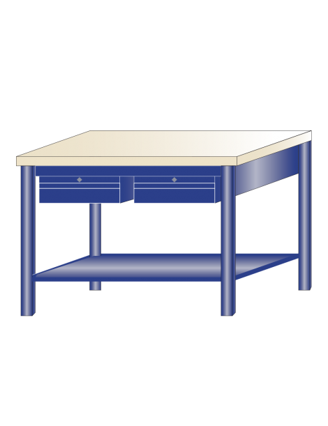 Banco da lavoro piano faggio MULTISTRATO mm 40