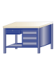 Banco da lavoro piano legno