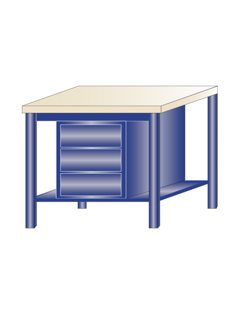 Banco da lavoro piano legno