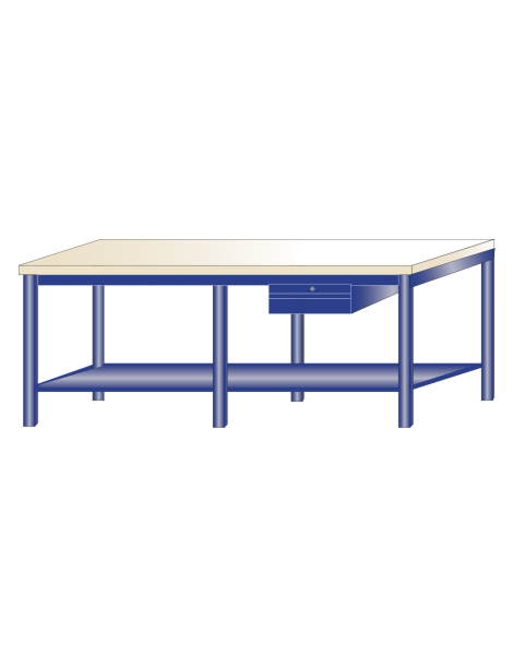 Banco da lavoro piano legno