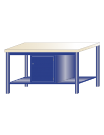 Banco da lavoro piano legno