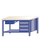 Banco da lavoro piano legno
