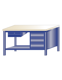 Banco da lavoro piano legno