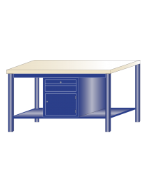 Banco da lavoro piano legno